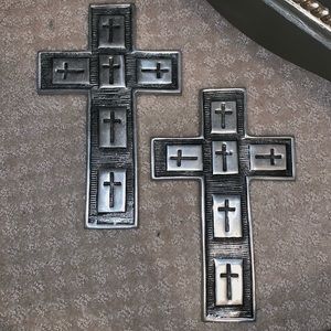 2 Steel Crosses